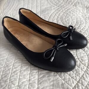 Naturalizer Ballet Flat Black Womens Size 7.5